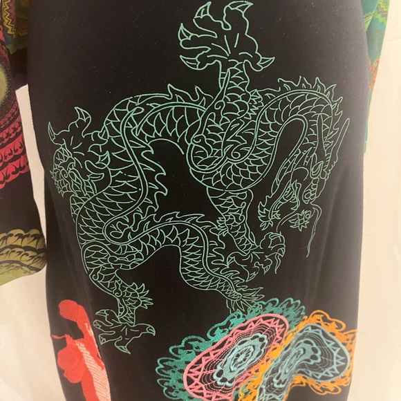 Desigual dress medium with appliqués EUC - Picture 8 of 12